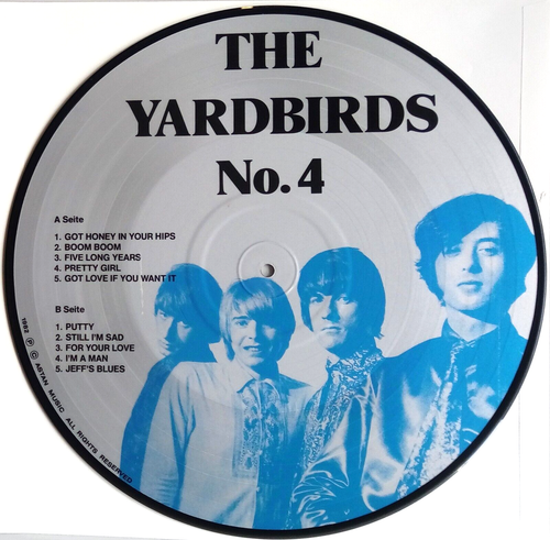 THE YARDBIRDS - No. 4 ; PIC- LP ´1982 ; Swiss ; Rock ; Pop ; Compilation - Bild 2 von 2