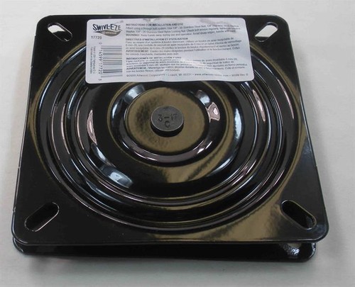Attwood Swivl-eze 17720 Boat Seat Swivel Black Powder Coated - Bild 1 von 2