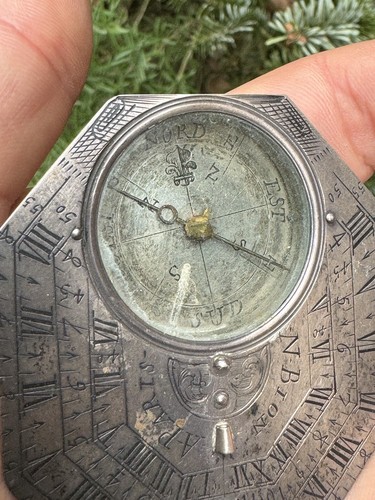 Dial Solar Run Per Nicolas Bion (1656-1733) & Silver & Scientific - Picture 11 of 16