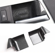For Defender 4DR 2021-2022 Carbon Fiber Inner Door Bowl Sticke Panel Cover Trim