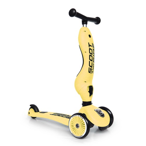 Scoot & Ride 2-in-1 Ride-On & Stand Kids Scooter, Ages 1-5, Lemon (Used) - Imagen 11 de 12