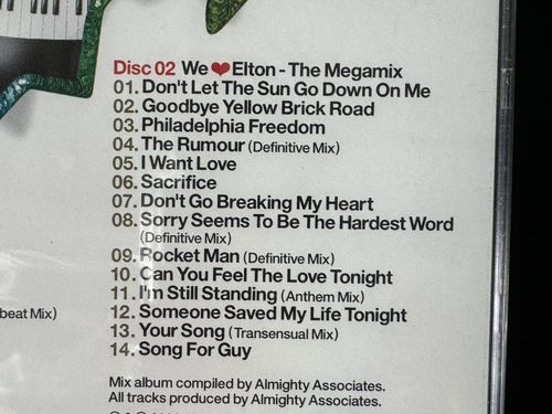 ELTON JOHN von OBSESSION WE LOVE ELTON 2 CD 2002 Remix Hommage ELEKTRONISCHE Musik - Bild 4 von 15