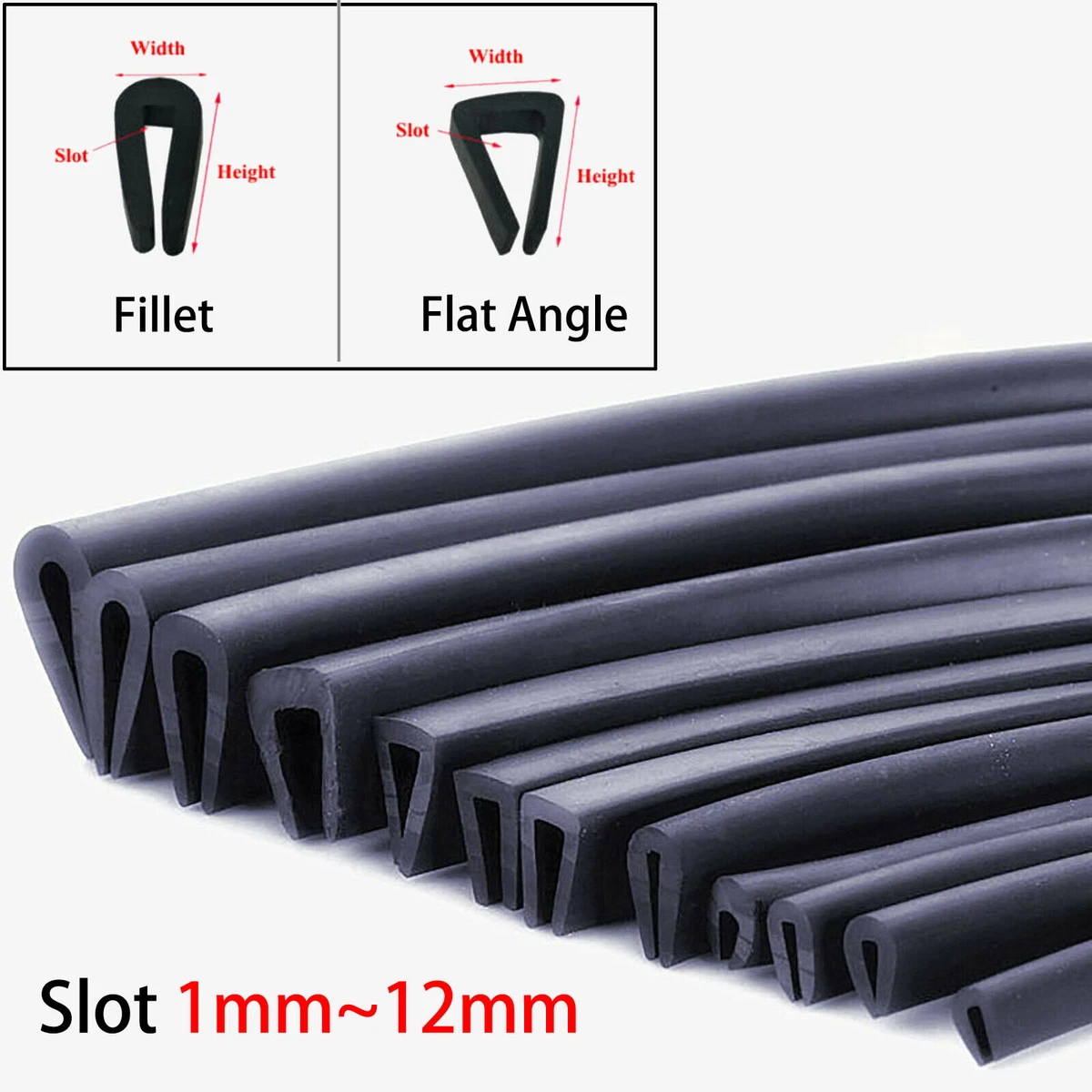 Caoutchouc Profil U Bordure de Protection Joint de Protection de