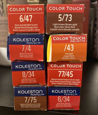 Wella Color Touch Demi-Permanent Hair Color Cream you choose 2oz