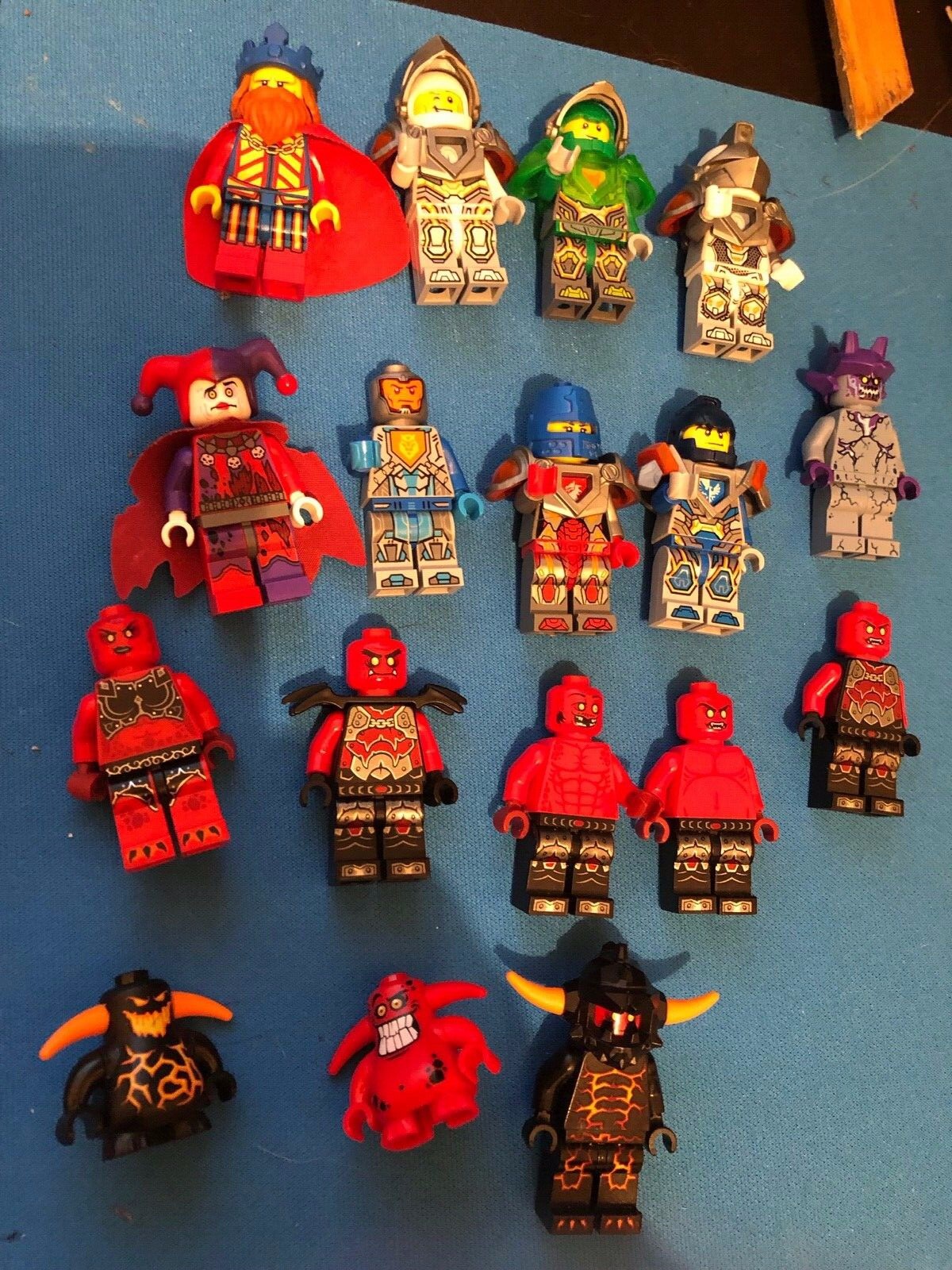Lego nexo knights mini figure bundle of 17 job lot Lego nexo knights mini figure bundle of 17 job lot