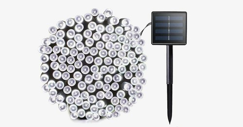 50 LED Solar Garden Fairy Light – Outdoor White String Light Outside Waterproof - Picture 5 of 11