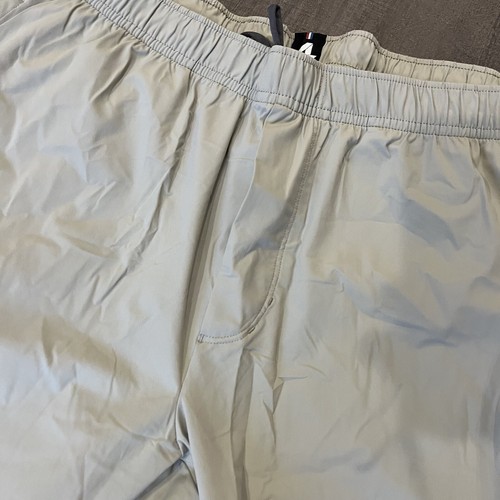 Four Laps Flex Joggers Mens XL Pants Zip Ankles Pockets Beige Taupe Performance - Picture 7 of 12