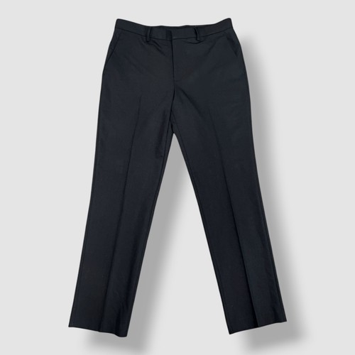 Perry Ellis Portfolio Men's Black Slim Fit Mid Rise Dress Pants Size 34W 32L - Picture 1 of 2