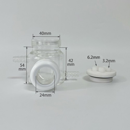 Fotoelectroquímica sellada celda de cuarzo con control de temperatura 50-300 ml 1 pieza - Imagen 2 de 30