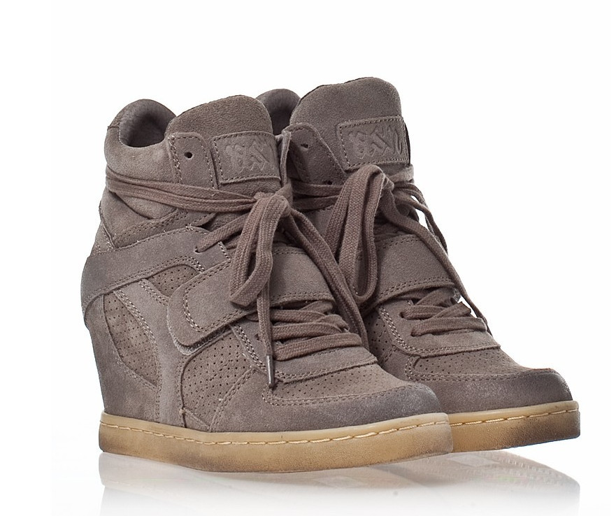 ASH Cool Wedge Turnschuhe Suede Stone Limited Sold OUT EUR39M USGröße 9 ASH Cool Wedge Turnschuhe Suede Stone Limited Sold OUT EUR39M USGröße 9