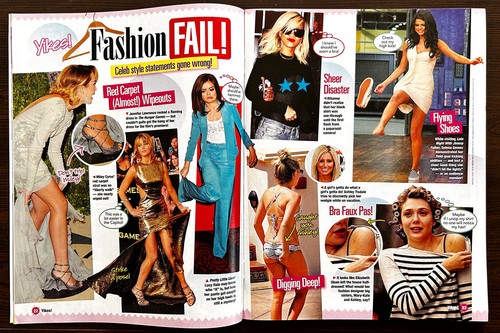 Yikes! Magazine Sept 2012 Justin Bieber One Direction Selena Gomez Ariana J-14 - Picture 5 of 7