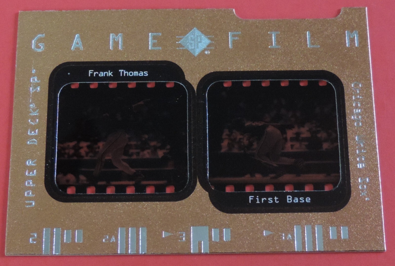 1997 SP FRANK THOMAS GAME FILM #ED 127/500 BIG HURT RARE INSERT HOF 'ER