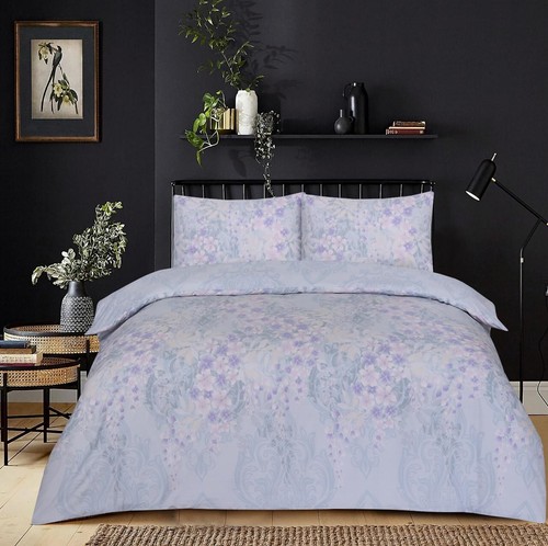 Juego de cama reversible funda nórdica edredón de lujo con funda de almohada doble tamaño king - Imagen 4 de 82