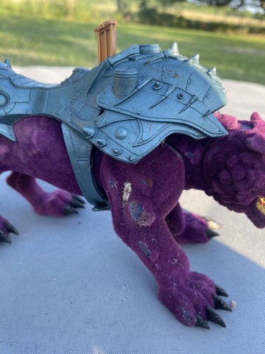 Vintage He-Man Masters of The Universe Panthor W/ Saddle 2001 Mattel Skeletor - Picture 5 of 18