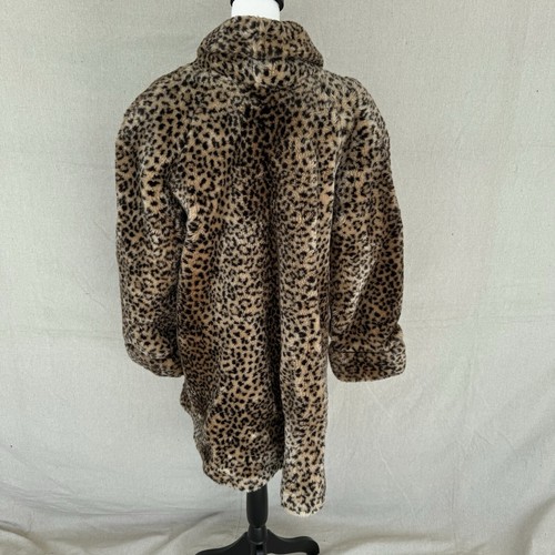 Cappotto vintage Monterey Fashions pelliccia sintetica stampa leopardata taglia small - Foto 5 di 13