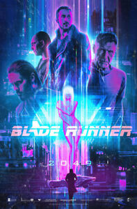 F 433 Blade Runner 49 Movie Ryan Gosling Harrison Ford Art Film Poster 27x40 Ebay