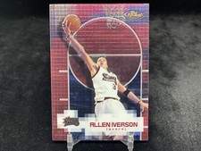 ALLEN IVERSON 2000-2001 TOPPS FINEST BASKETBALL # 11 / PHILADELPHIA 76ERS