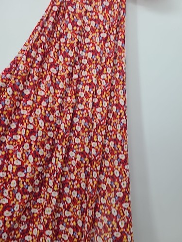 Vintage Prairie Boho Dress, Handmade, With Bonnet Floral Peasant Gown Retro SM - Picture 11 of 24