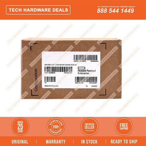 P51134-001 NEW SEALED HPE 1.8TB SAS 12G 10K SFF BC 512e MV HDD - Picture 3 of 3