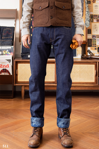 Red Tornado Year Of The Dragon Limited 14oz Retro Denim Jeans Selvedge Indigo - Picture 17 of 29