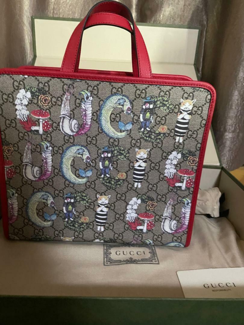 GUCCI Children's Japan Limited Higuchi Yuko Tote Bag Cat GUCCI Children's Japan Limited Higuchi Yuko Tote Bag Cat