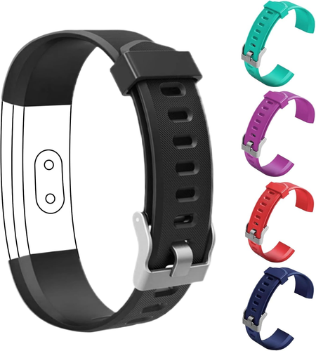 5 Pcs Watch Bands Replacement for ID115plus HR, Very Fit Pro Activity Fitness Tr - Picture 12 of 12