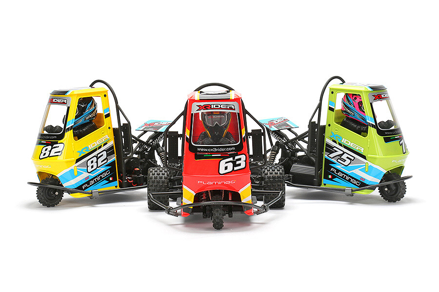 X-RIDER FLAMINGO 1/8 RTR RC RACING TUK TUK TRIKE - RED | eBay