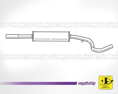 Volkswagen Lupo 1.0 1999-2005 Exhaust Middle Box VW508 AER ALD ALL ANV AUC Volkswagen Lupo 1.0 1999-2005 Exhaust Middle Box VW508 AER ALD ALL ANV AUC