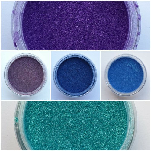Juego de 15 colores de pigmento en polvo de mica, tintes de grado cosmético, 15 g - Imagen 3 de 11