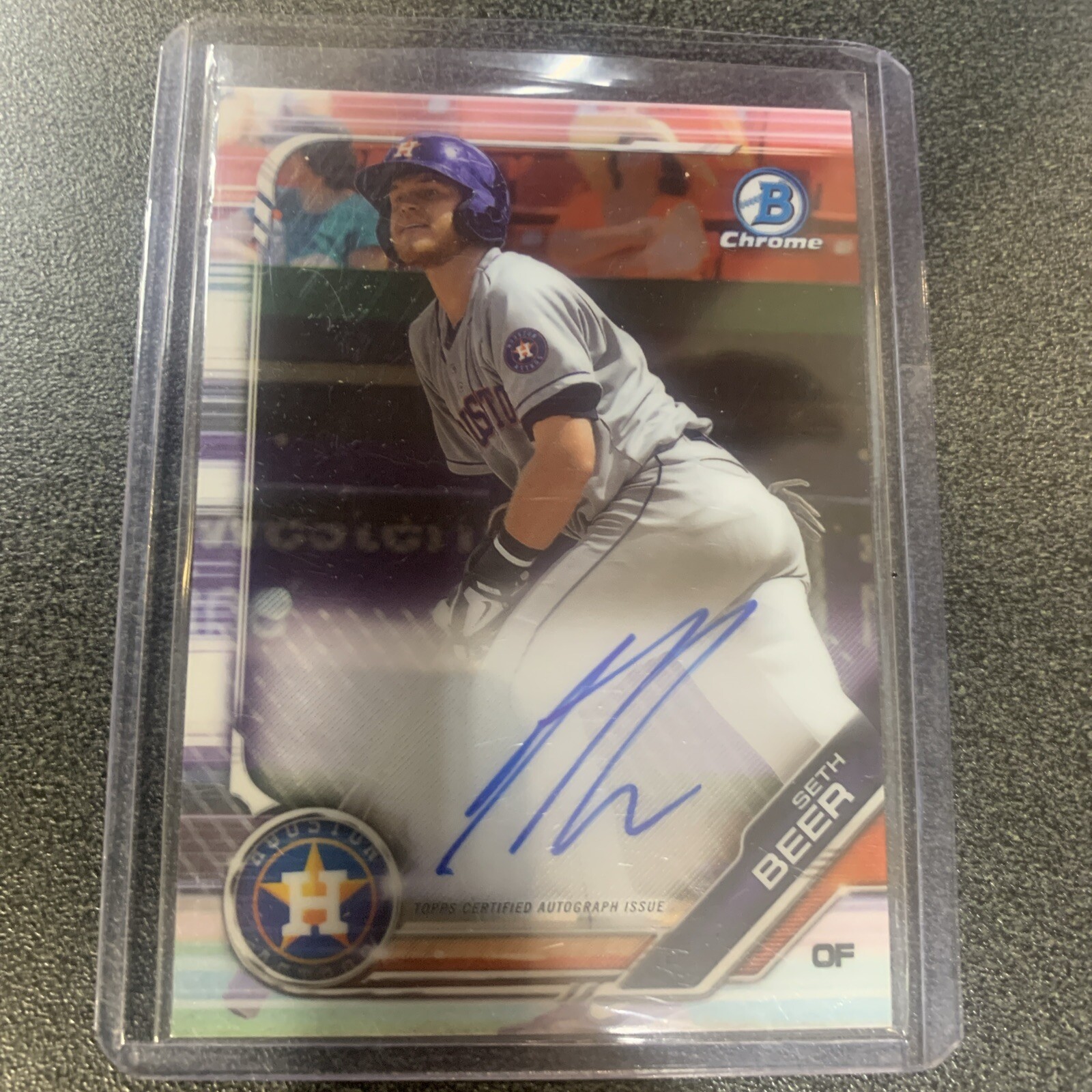 Seth Beer 2019 Bowman Chrome Auto Arizona Diamondbacks