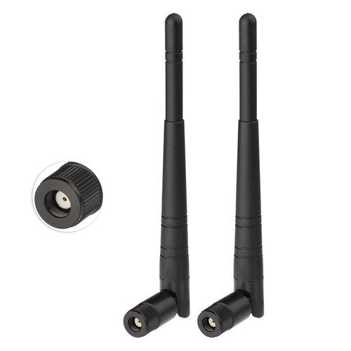 2,4 GHz 5 dBi RP-SMA WiFi Antenne Omni für WiFi Adapter Überwachungskamera IP Kamera 10 Stück - Bild 2 von 6
