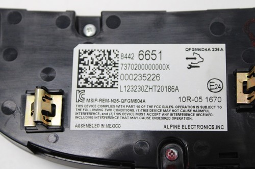 2019-2024 CHEVROLET MALIBU CENTER INSTRUMENT PANEL HVAC CONTROL SWITCH OEM - Foto 6 di 7
