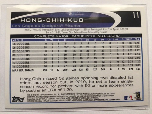 2012 Topps Baseball Base Set #11-659 Singles You Pick Complete Your Set - Picture 2 of 2