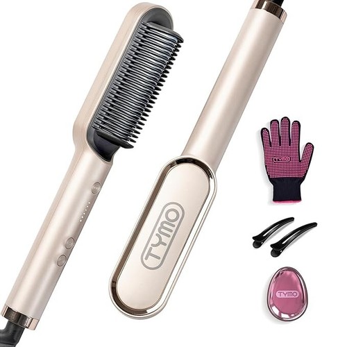 TYMO Ring Hair Straightener Comb Platinum Ring in Original Packaging