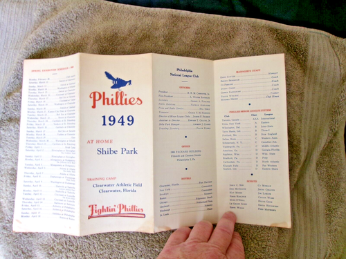 1949 PHILADELPHIA PHILLIES MEDIENFÜHRER Jahrbuch ROSTER RICHIE ASHBURN Programm AD - Bild 4 von 4