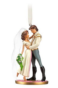 Disney-Store-Tangled-Ever-After-Rapunzel-Flynn-Wedding-Christmas-Ornament