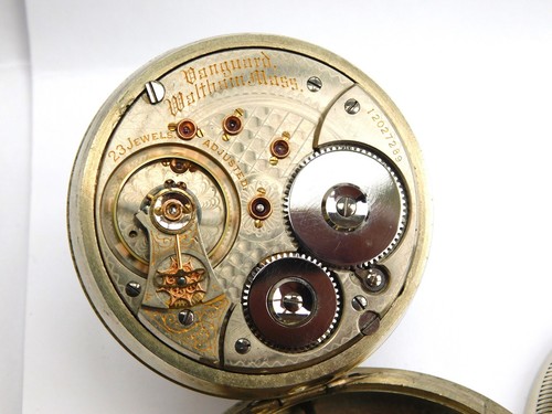 Waltham 23 jewel Vanguard RR grade model 1892. Runs strong. - Picture 10 of 10
