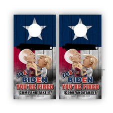 Texas Come and Take It Trump 2024 Youre Fired Biden Brandon Cornhole Wraps