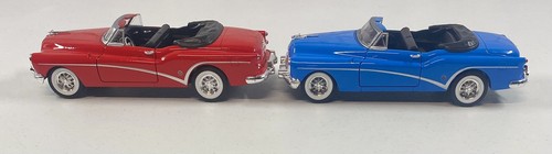 *BRAND NEW* Welly 1:24 Lot Of 2 Diecast Cars 1969 Ford Capri Hardtop Red Blue