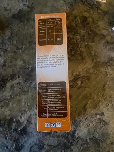 HM Digital PH-80S Hydrotester pH/Temperature Meter- Never Used, but I opened it. - Picture 2 of 3