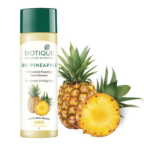 Biotique Pineapple Fruit Enzyme Cleanser (Combo/Oily Skin) 120ml- - Picture 2 of 4