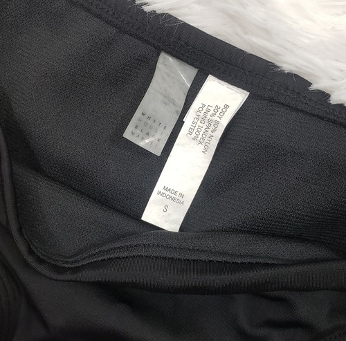 * White House Black Market * Women's * HW Bikini Bottom * Black * Gold * Sm WHBM - Picture 3 of 9