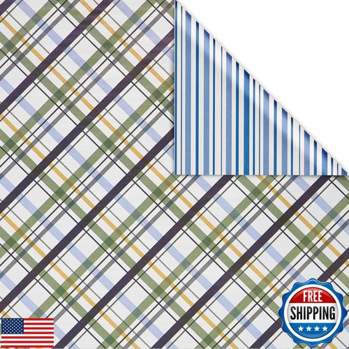 American Greetings 175 qm ft. Wende-Geschenkpapier für Geburtstage, Baby - Bild 2 von 5