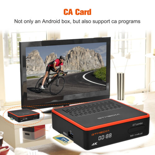 GTMedia GTCombo Android Smart TV BOX 3D 4K DVB-S2/T2/C Satelliten Receiver 4:2:2 - Bild 9 von 12