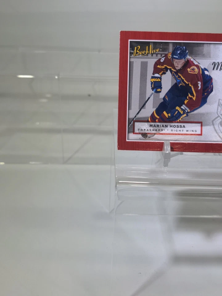 Marian Hossa 2005-06 Bee Hive Matted Materials Game Used Jersey #MMHO #ML - Image 4 of 4