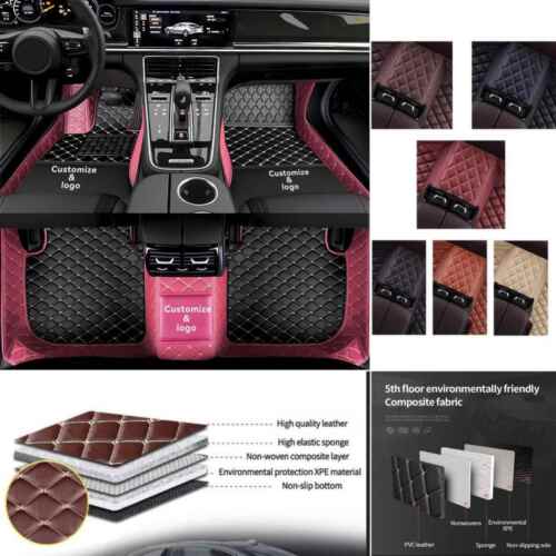 For Chrysler All Model Car Floor Mats Handmade Carpets Pu Leather Auto Rugs - Picture 3 of 26