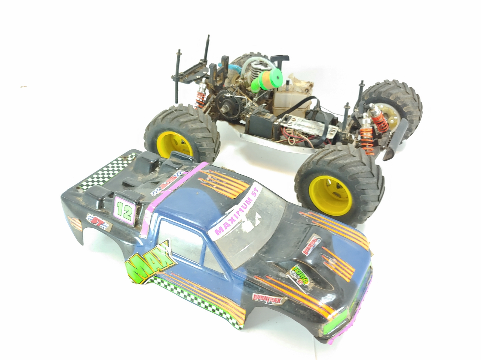 *RARE* Duratrax Maximum ST 1/10 2wd Nitro RC Stadium Truck ARTR