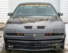 FITS TRANS AM With 2 Styles WINDSHIELD BANNER  DIE CUT DECAL W/ Application Tool