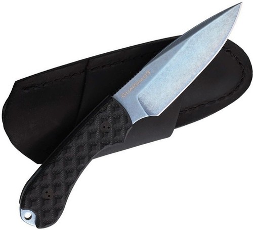Bradford Knives Guardian 3 Fixed Knife 3.5 PVD Coated AEB-L Steel Blade Blck G10 - Picture 1 of 4