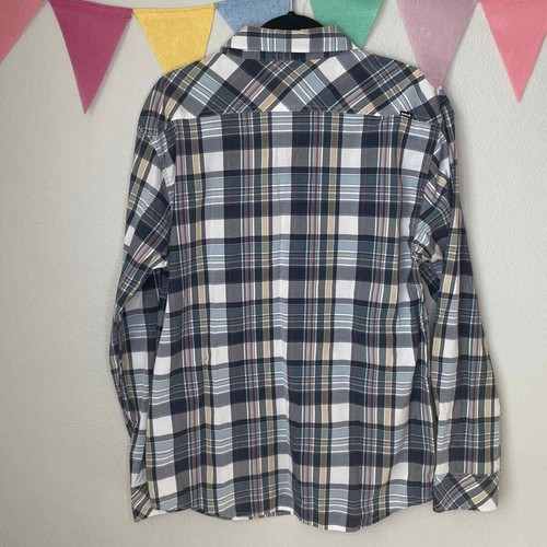 Hurley kariertes Langarmhemd mit Knopfleiste | L - Bild 2 von 5